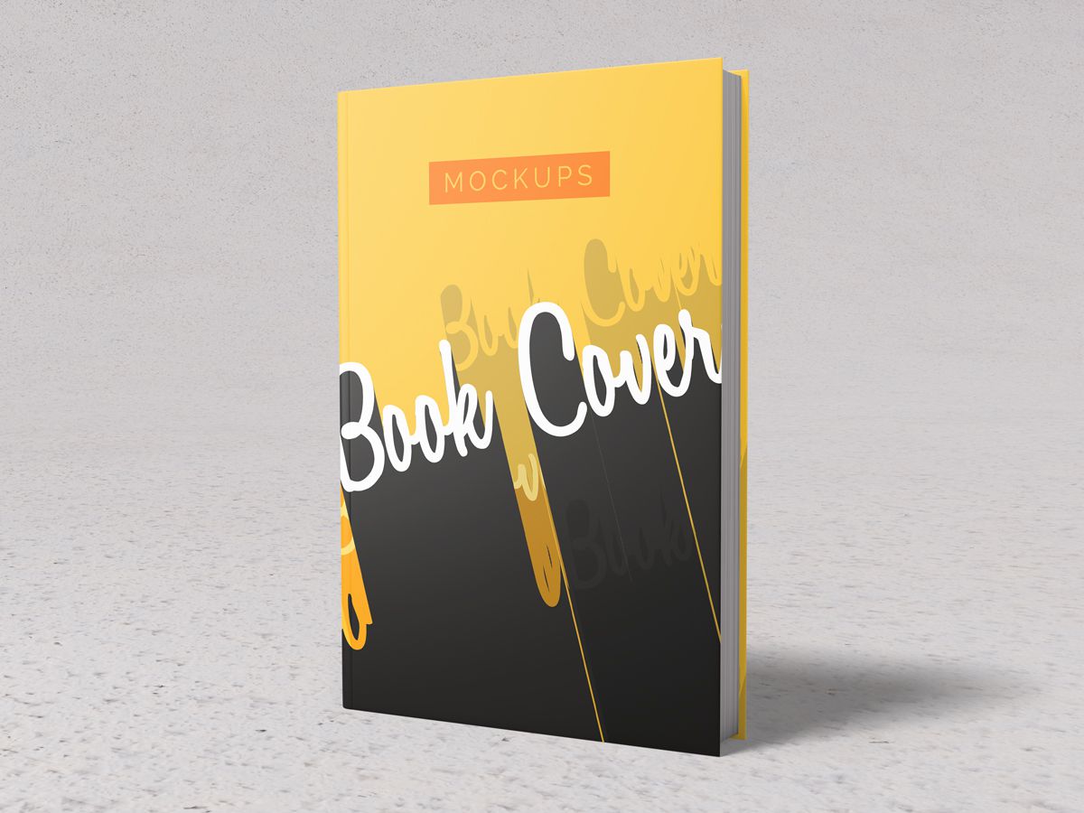  Simple Front and Back Cover Book Mockups 