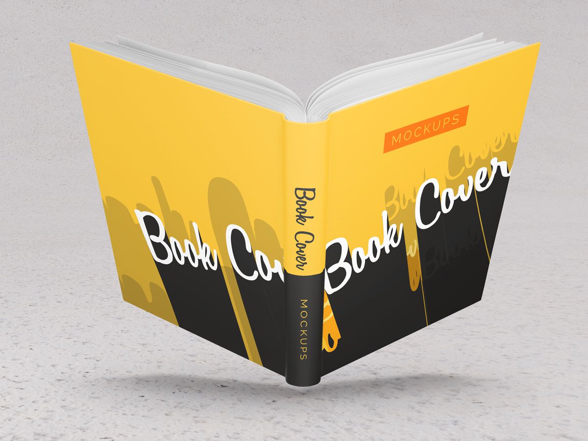 Simple Front and Back Cover Book Mockups