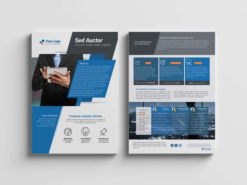  03 IT and Technology Flyer Template 
