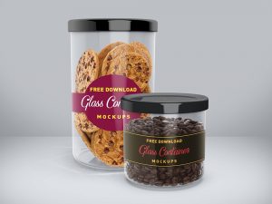 Snack and Food Glass Container 02