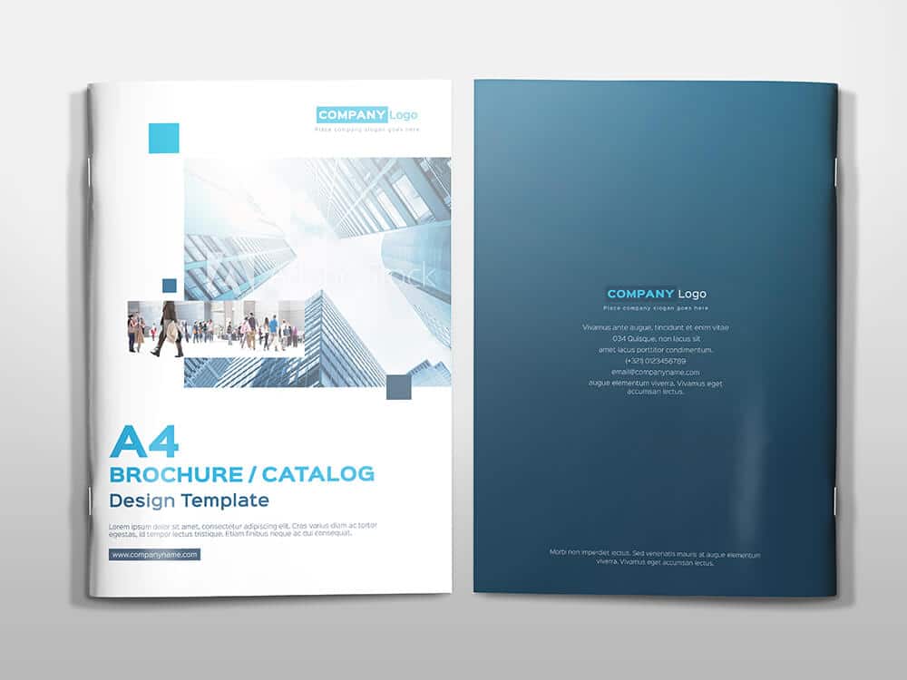 Multipurpose A4 Brochure Catalog Design Template 07