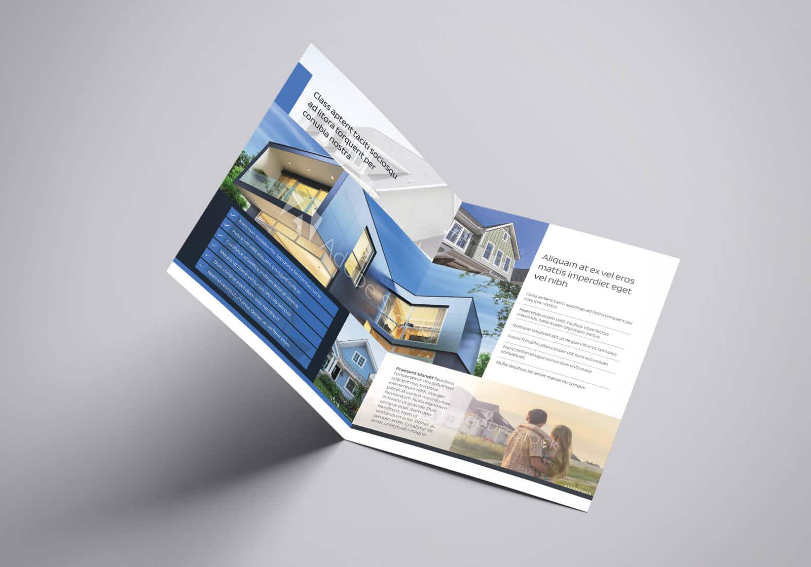Residential Real Estate Half Fold Brochure Template