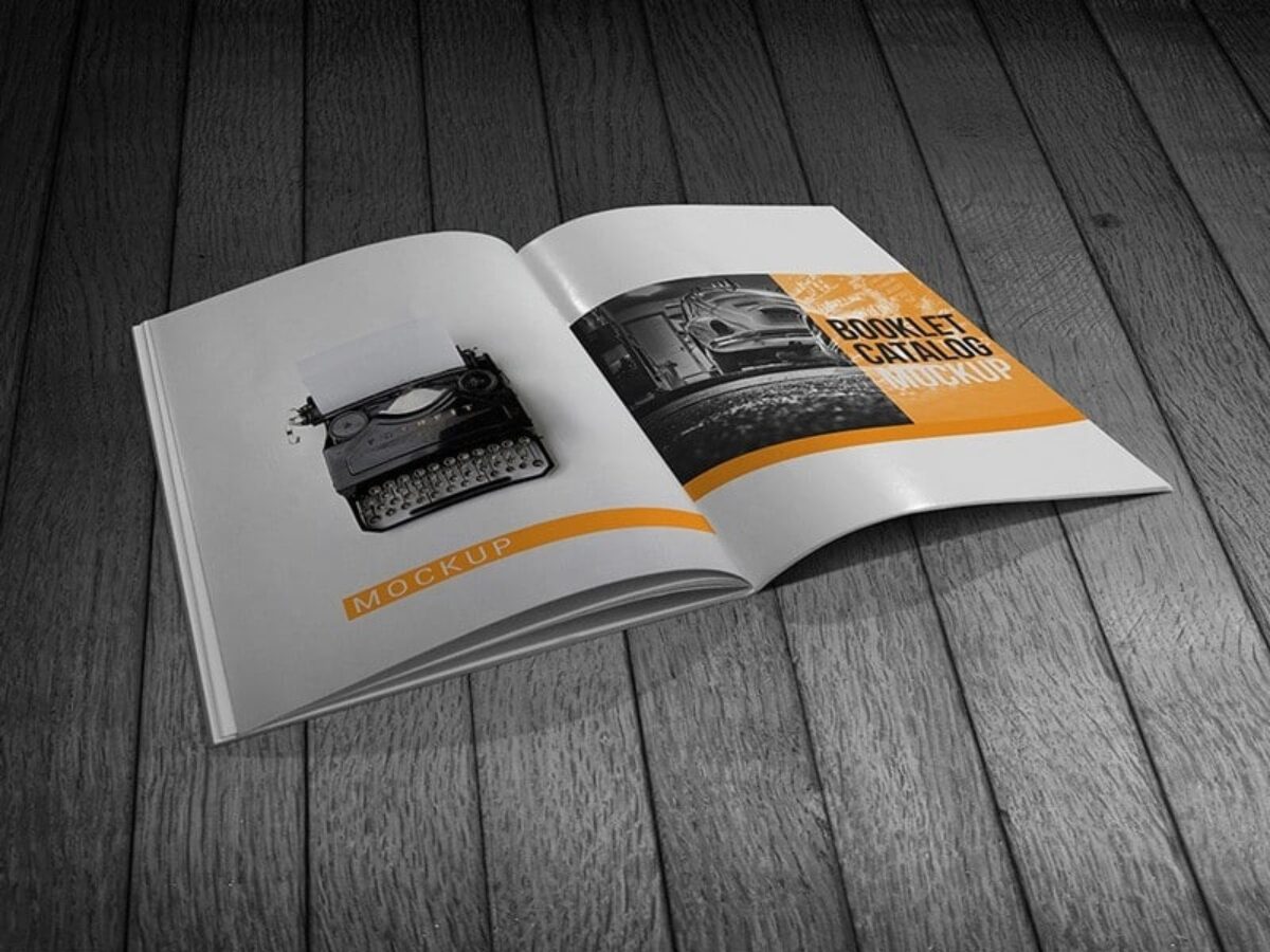  Realistic Booklet Catalog Mockup 