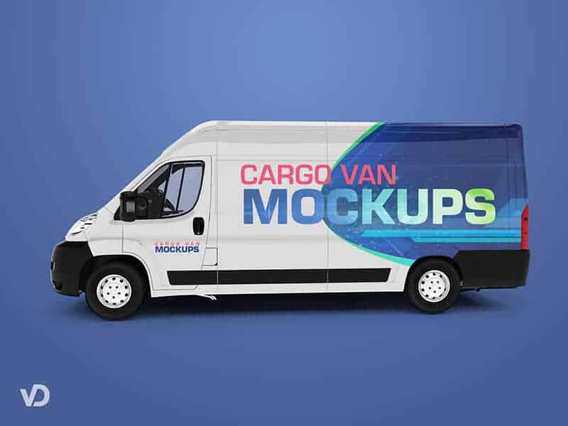  Van Cargo Mockups 