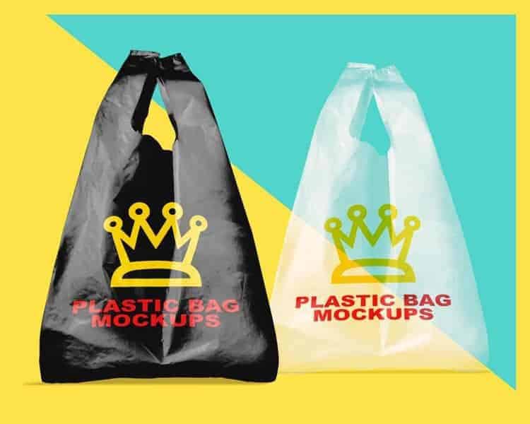  Plastic Bag Mock ups 