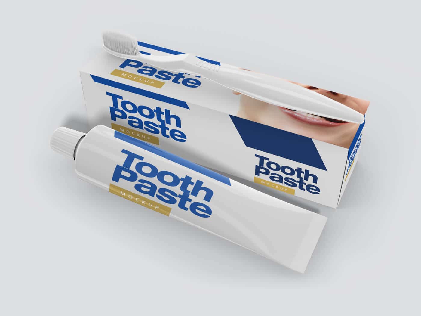  Tooth Paste Mockup 