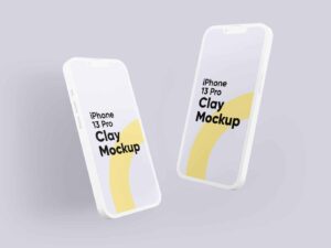 iPhone-13-Pro-Clay-Mockups
